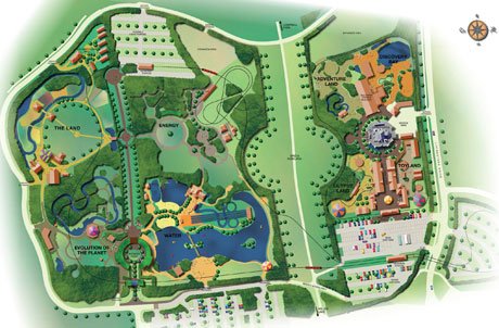 Detailed Master Plan for Eco-Park and Gullivers Land, Milton Keynes, UK