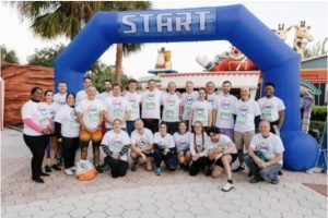 Runners at the start